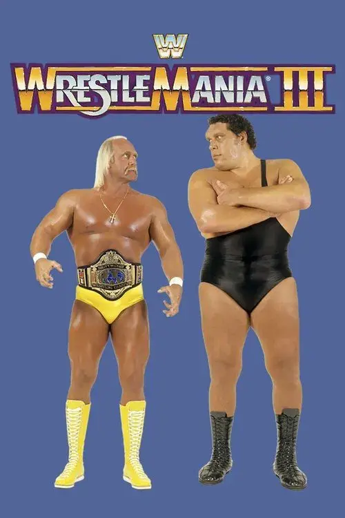 Poster for WrestleMania III